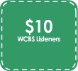WCBS Listeners $10 Offer