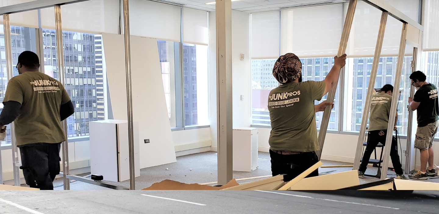 The Junk pros office cleanout